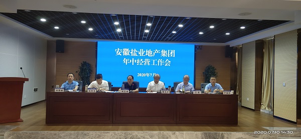 徽盐地产集团公司召开年中经营工作会议